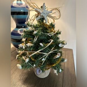 Beachy Sea Shell Christmas Tree